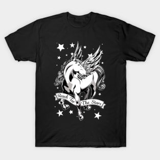 Reach for the Stars - B&W T-Shirt